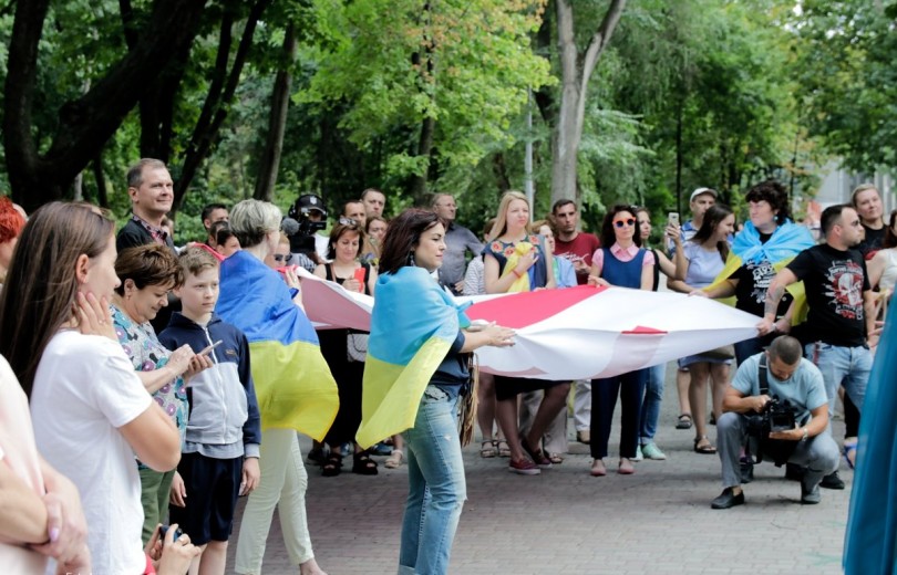 Акция в поддержку грузинского народа Акция в поддержку грузинского народа