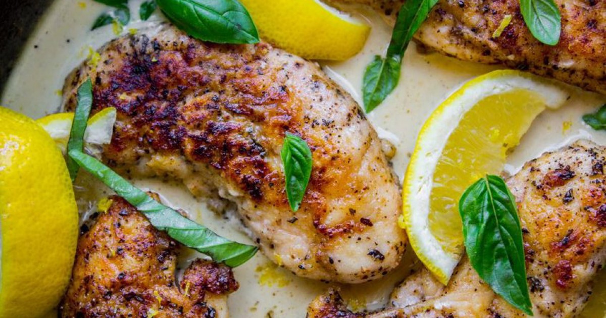 Вкусный блок №42. Chicken in lemon sauce - Курица в лимонном соусе