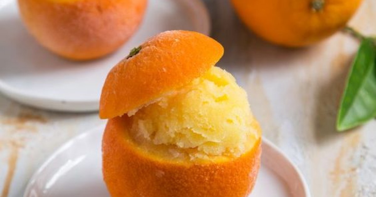 Вкусный блок №22. Orange sorbet - Апельсиновый сорбет Вкусный блок №22. Orange sorbet - Апельсиновый сорбет