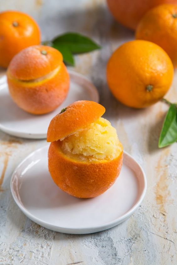 Вкусный блок №22. Orange sorbet  - Апельсиновый сорбет