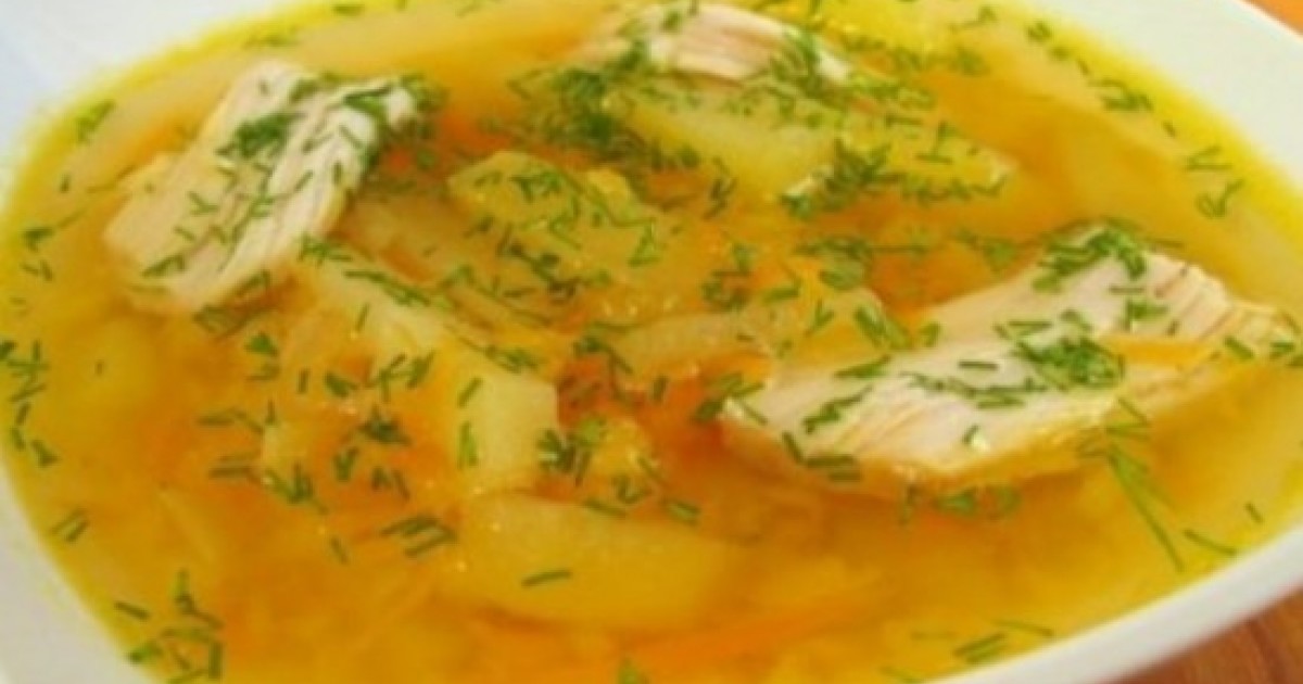 Вкусный блок №21. Quick chicken soup - Быстрый куриный суп