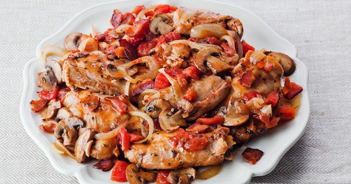 Вкусный блок №34. Chicken with mushrooms Курица с грибами Вкусный блок №34. Chicken with mushrooms Курица с грибами